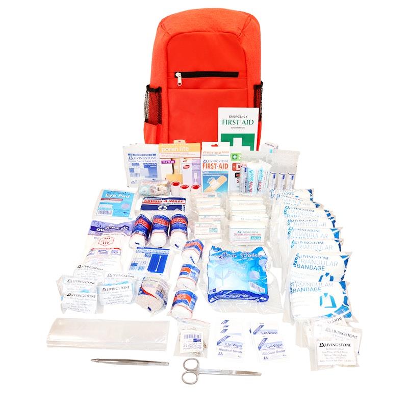 Livingstone First Aid Kit Class A In Backpack Bundle