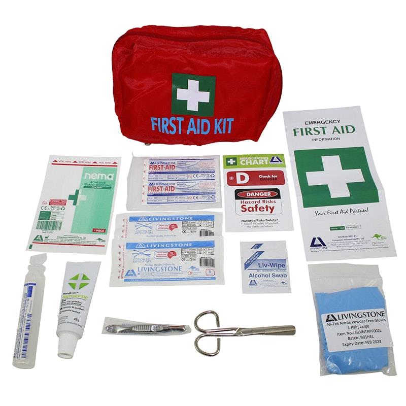 Livingstone First Aid Complete Kits Personal in Nylon Pouch