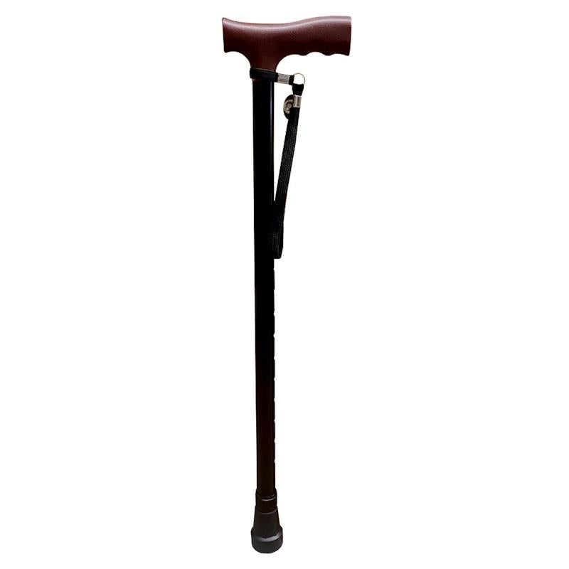 Livingstone Walking Stick Aluminium Adjustable 70.5-93 cm Black