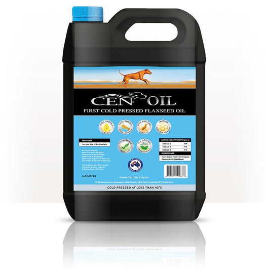 CEN Oil for Dogs - 4.5L of Premium Flaxseed Oil