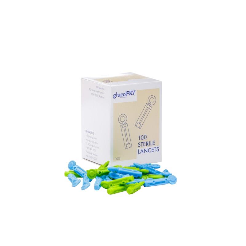 Glucology Sterile 30g Lancets (100 Pack)