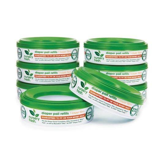 Munchkin Nursery Fresh Diaper Pail Refills - 8 Pack