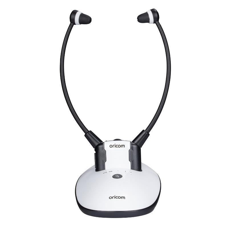 Oricom TV7400 Amplified Wireless Headset with Fast Charging Cradle 1pc