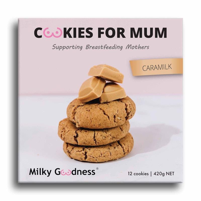 Milky Goodness Caramilk Lactation Cookies 12 Pack - Delicious Milk Boosting Treats