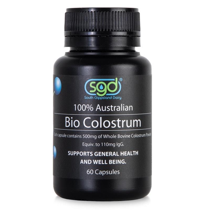 SGD Bio Colostrum Capsules 110mg IgG 60 Capsules