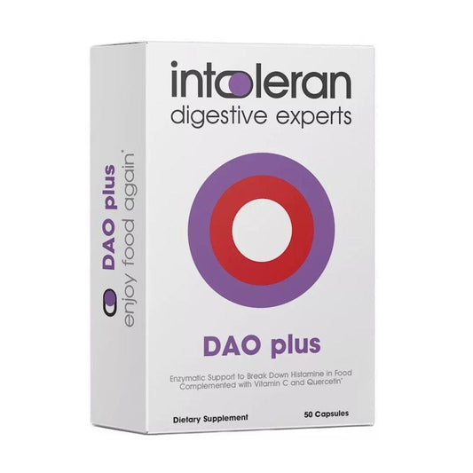 Intoleran DAO Plus 50 Capsules - Histamine Intolerance Support