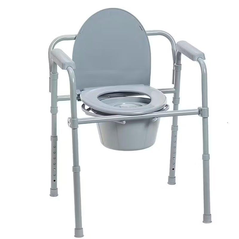 Altus Multifunction Commode Chair Toilet Raised Seat Safety Frame Grey
