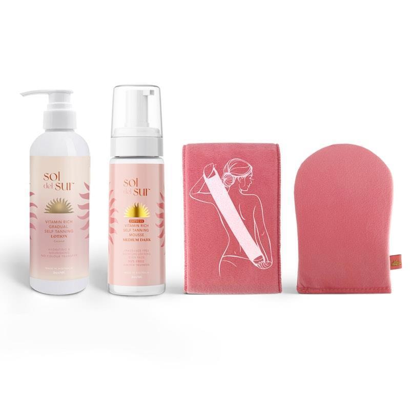 Sol del Sur Self Tan Essentials - Medium Dark Bundle