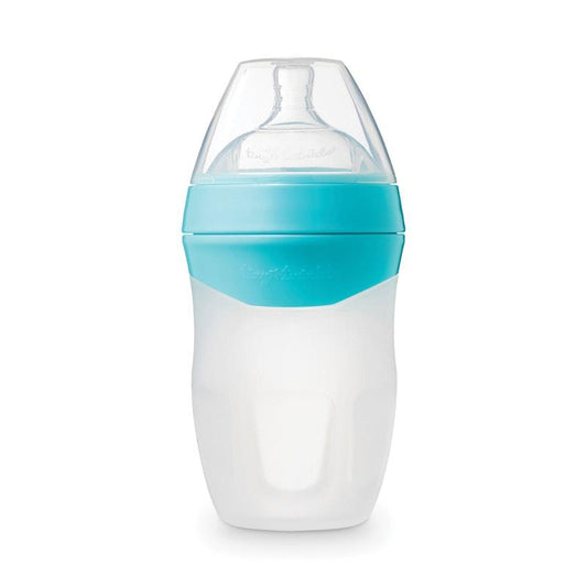 Tiny Twinkle - Silicone Baby Bottle - Mint 240ml for Newborns