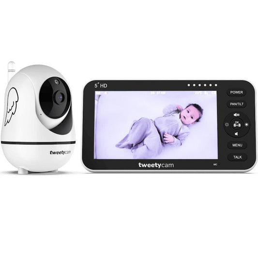 Tweetycam Baby Monitor with Camera - 5" HD LCD