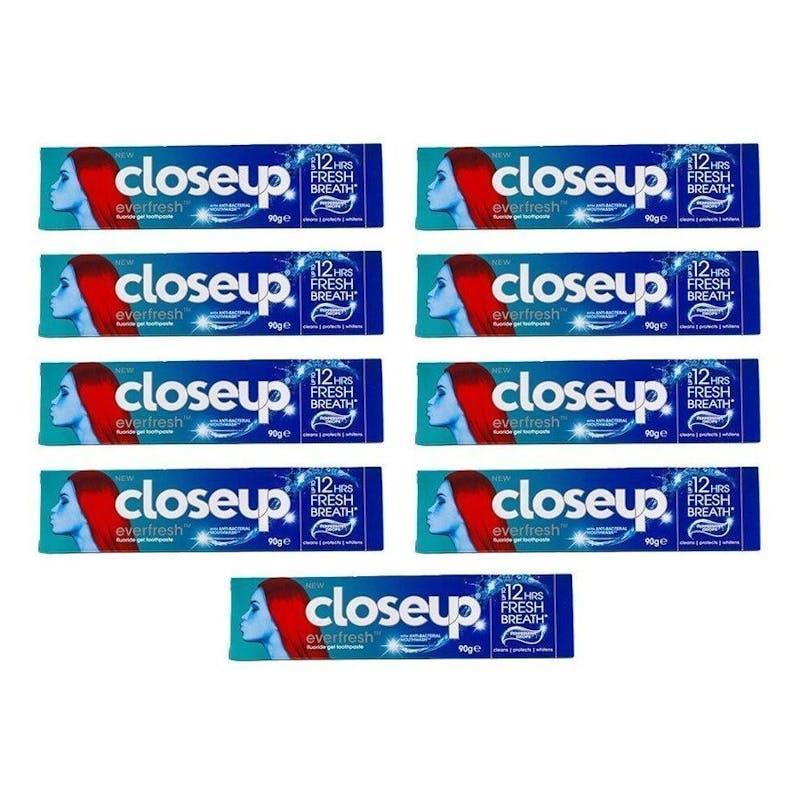 Closeup Everfresh Peppermint Drops Gel Toothpaste 9Pack