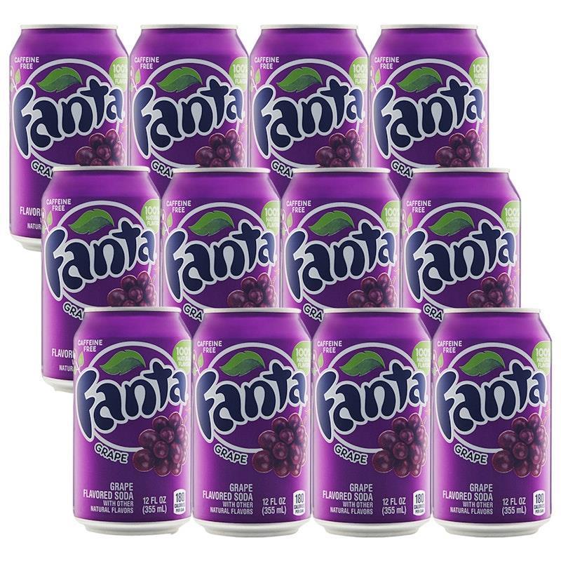 American Cans 355mL Fanta Grape 12Pack