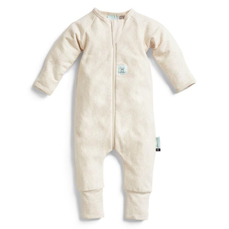 ergoPouch Long Sleeve Layer 1.0 TOG Oatmeal Marle (6-12 Months)