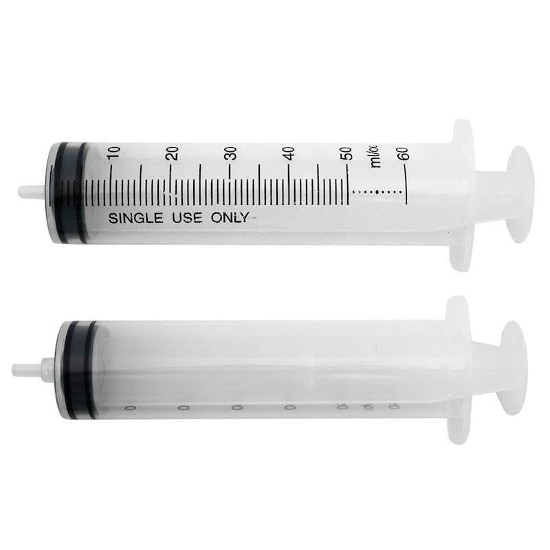 Livingstone Syringe Luer Slip Tip Eccentric Off Centre Nozzle Non-Sterile 60ml