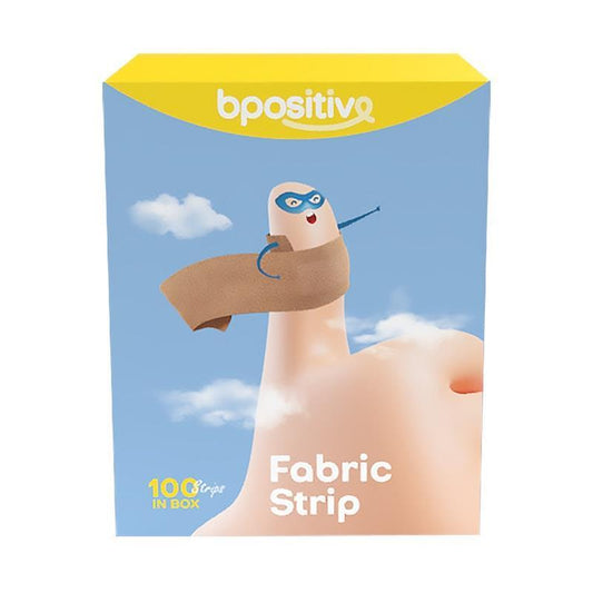 bpositive Fabric Strips (100 Count) - 2 Pack