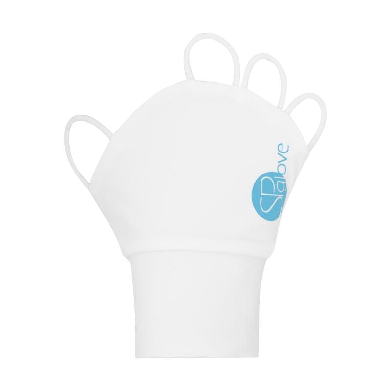 SParms UPF50+ Sun Protection Gloves (Palmless) - White Medium
