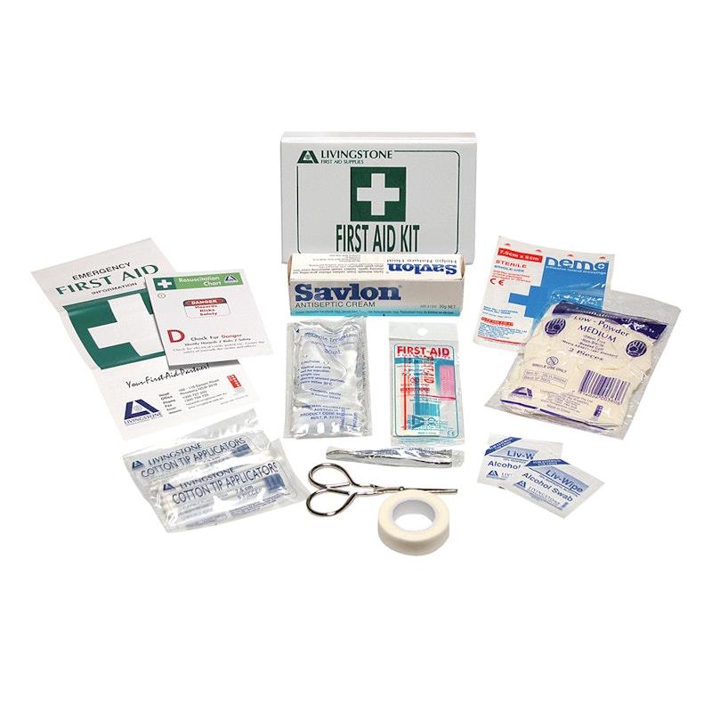 Livingstone First Aid Complete Kits Personal in Plastic Case