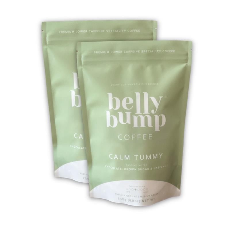 BellyBump Coffee Calm Tummy Whole Bean - 2 x 250g