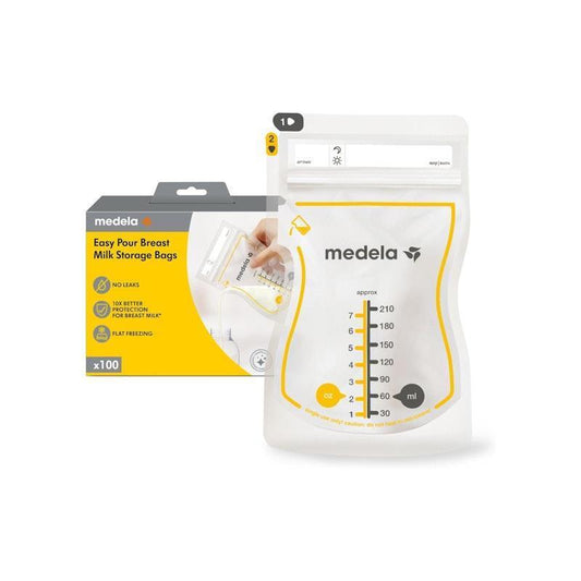 Medela Breastmilk Storage Bags 100 Pack - Leakproof & BPA Free