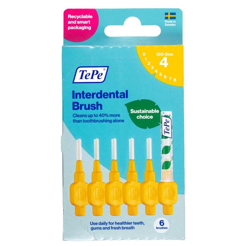 TePe Interdental Brushes - Original Yellow-Size 4
