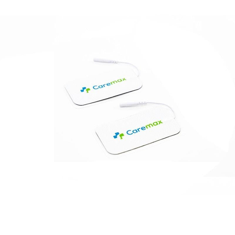 Caremax 9(cm) X 5(cm) Premium Electrode Pads Pin Type for TENS Machine 5 Pack