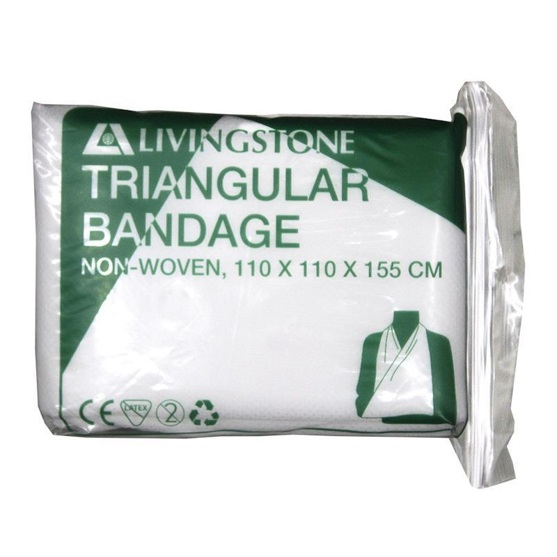Livingstone Triangular Bandage White 110 x 110 x 155 cm 1 Piece
