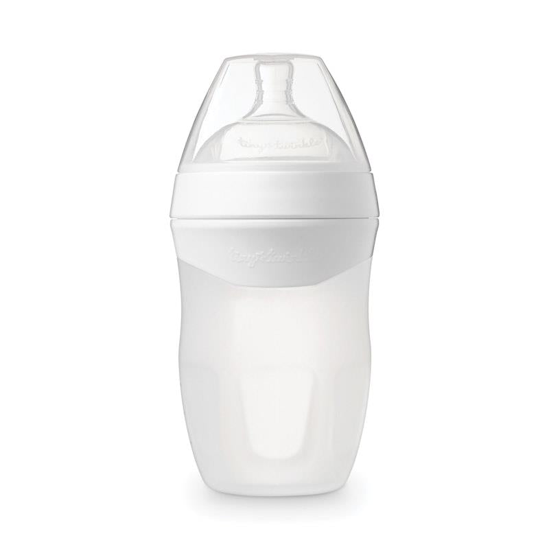 Tiny Twinkle Silicone Baby Bottle - White 240ml