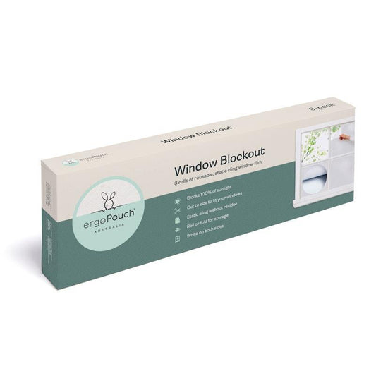 ergoPouch Window Blockout - White 3 Pack for Ultimate Light Control