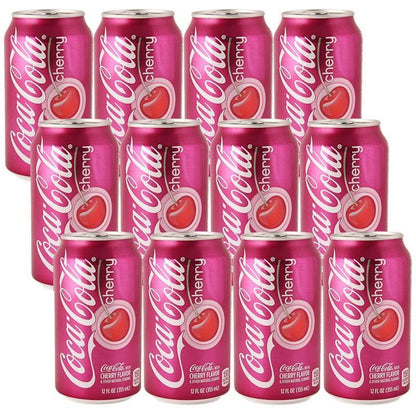 American Cans 355mL Cherry Coke - Bold Soda 12Pack