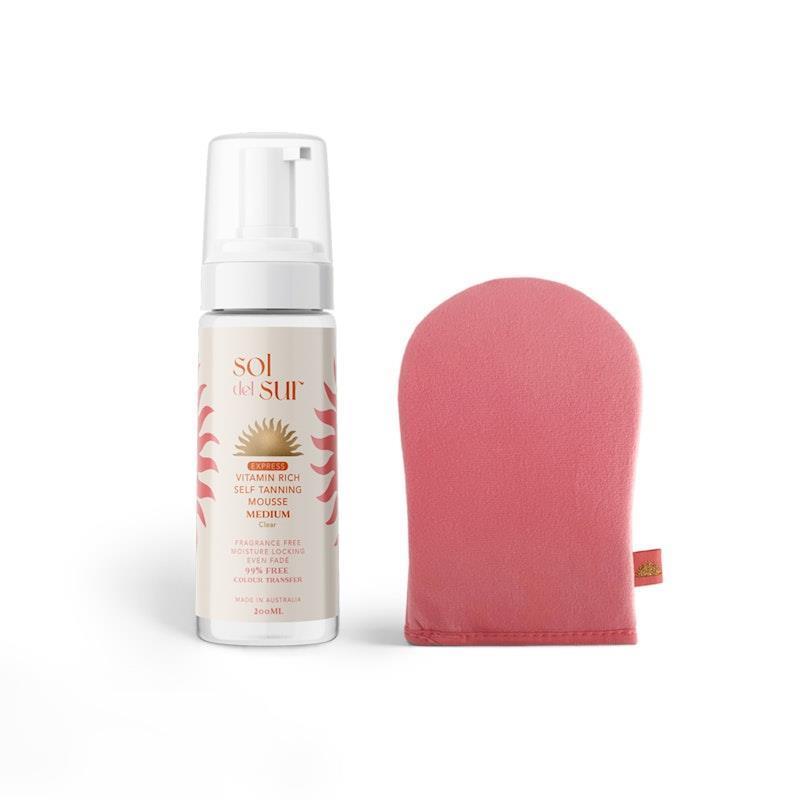 Sol del Sur Daily Glow Duo - Medium Clear Bundle for a Natural Tan