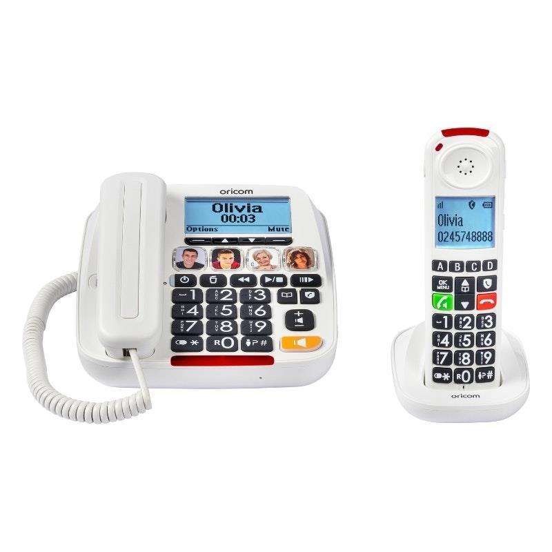 Oricom Care920-1 Amplified Big Button Phone with Cordless Handset Pack