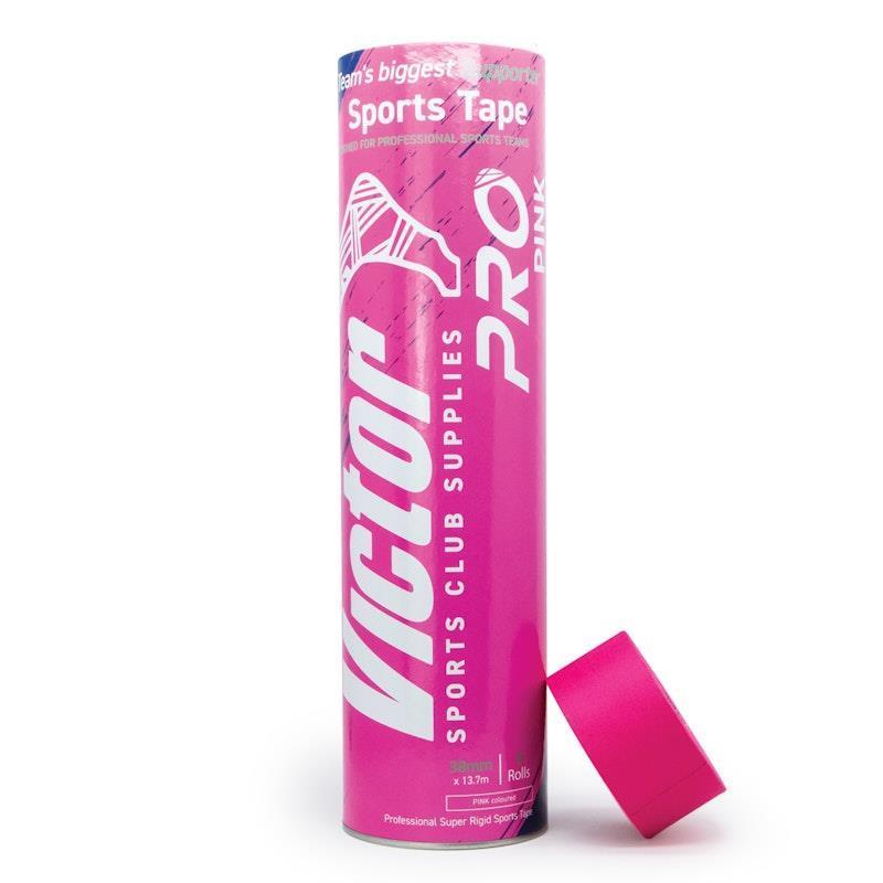 Victor PRO Rigid Tape Pink Drum 38mm Drum of 8