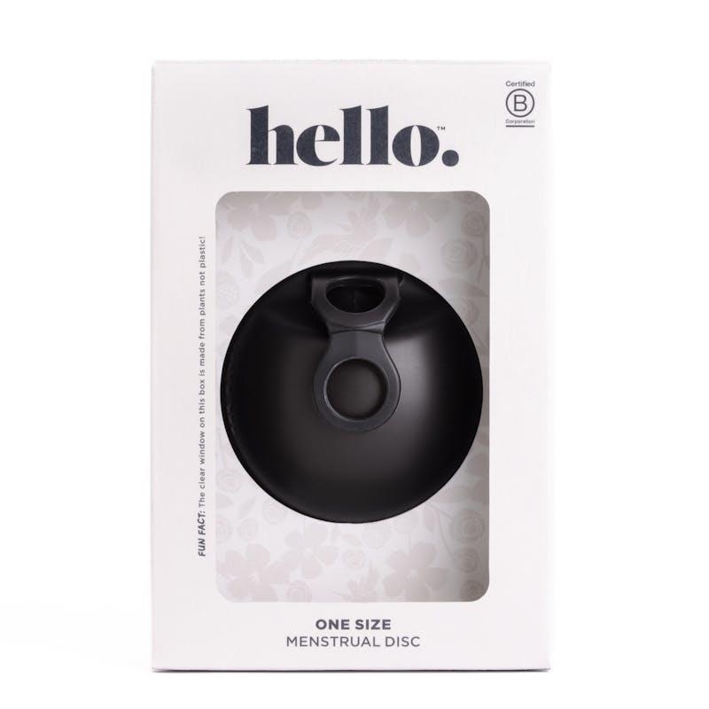 Hello Period Disc Black One Size
