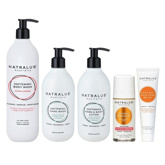 Natralus Bathroom Skincare Bundle - Luxurious Self-Care Essentials