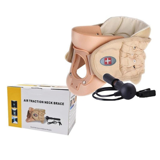 Caremax Cervical Collar Air Traction Neck Brace Belt with Pump - 1 Unit