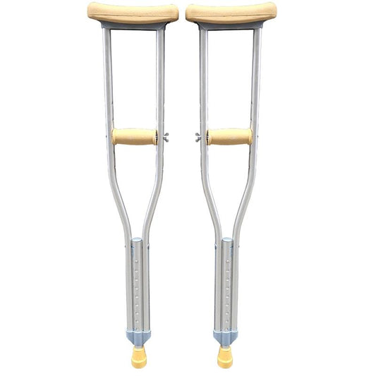 Livingstone Aluminium Underarm Crutches - Adjustable 94-114cm (1 Pair)