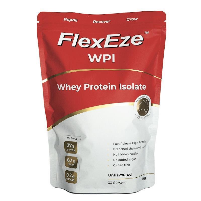 FlexEze Whey Protein Isolate Unflavoured 1kg