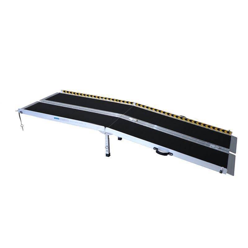 Kartrite Folding Aluminium Wheelchair Ramp Portable Mobility Access Ramp 8FT