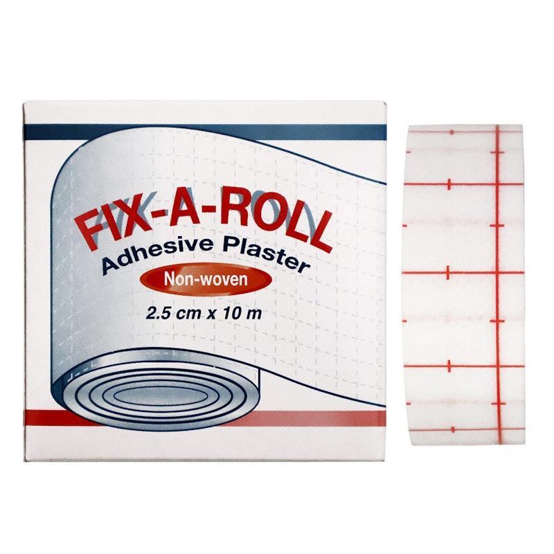 Fix-A-Roll Adhesive Dressing Fixation Retention Tape Plaster 2.5cm x 10m Pack