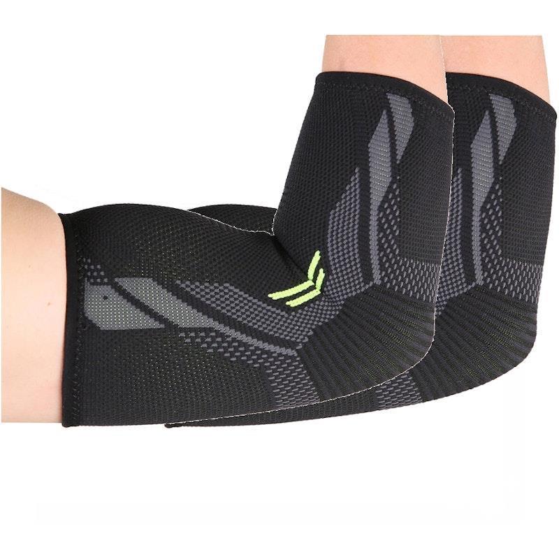 BodyAssist Contoured 4-Way Sports Elastic Elbow Support x 2 Bundle Small
