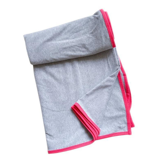 Baby Loves Sleep Koala Hugs Newborn Swaddle Wrap - Cool Grey/Coral One Size