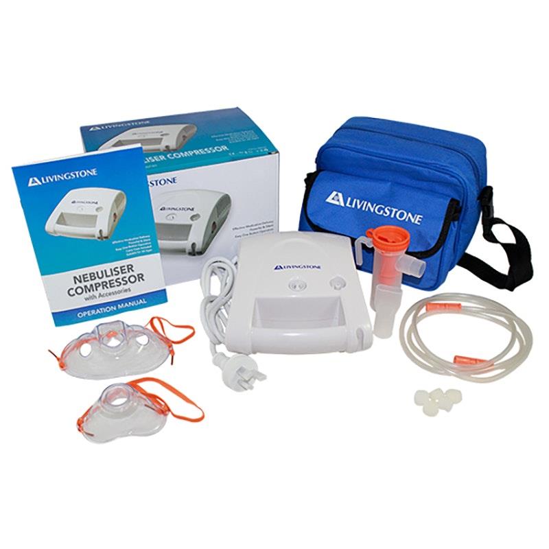 Livingstone Nebuliser Compressor with Accessories 1set