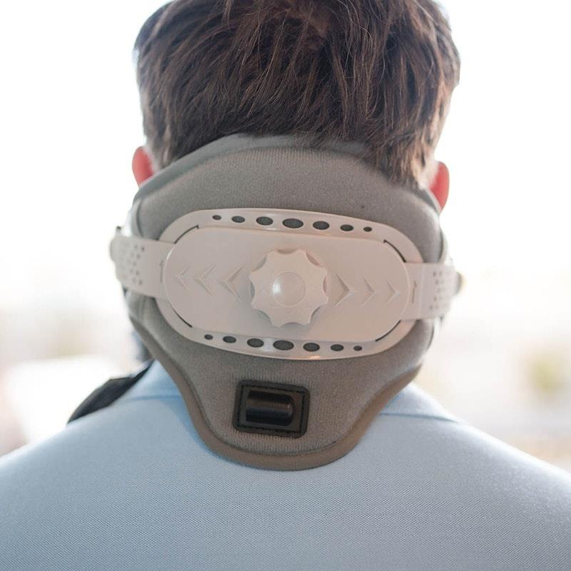 Caremax Thermal Cervical Collar Traction Brace with Heat Pad - Adjustable - 1 Unit