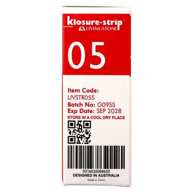 Livingstone Klosure-Strip Reinforced Wound Skin Closure Strips - 150 Pieces