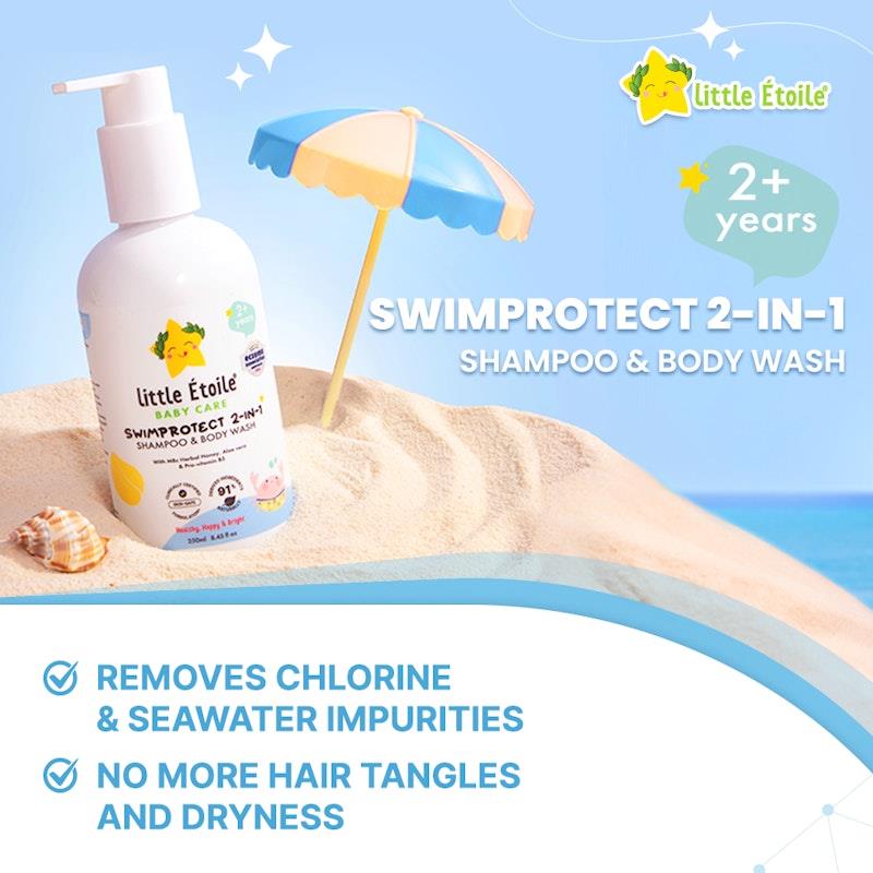 Little Etoile SwimProtect 2-in-1 Shampoo & Body Wash (2+ Years) - 2 Pack