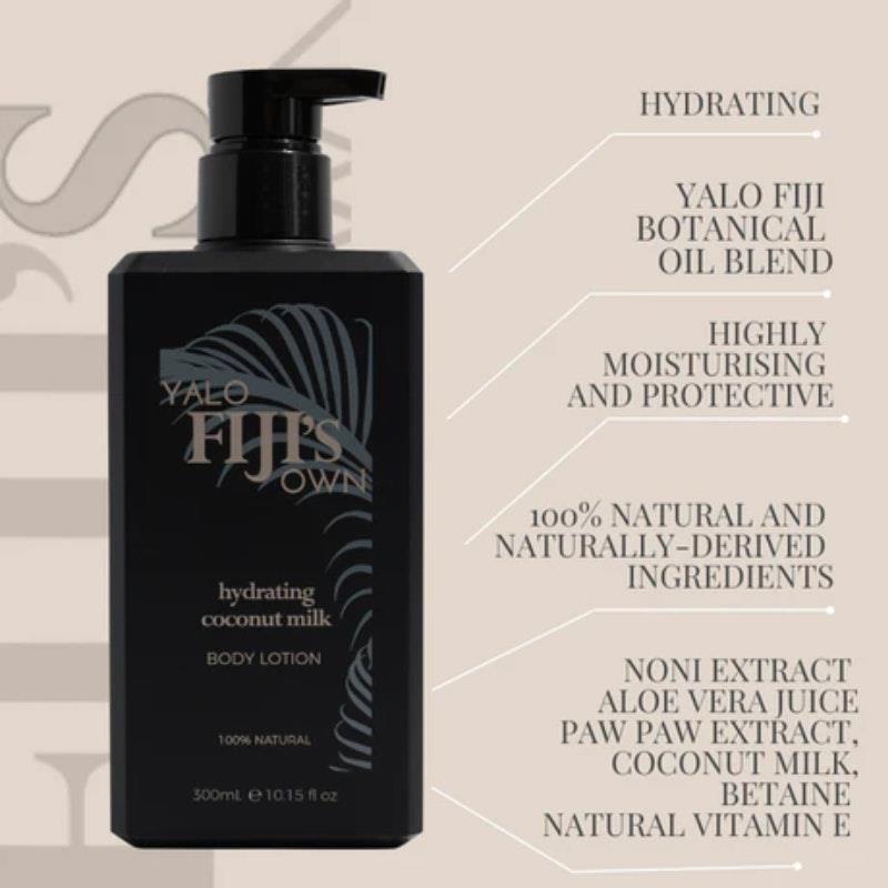 Yalo Fiji's Own Hydrating Coconut Milk Body Lotion - 300 mL