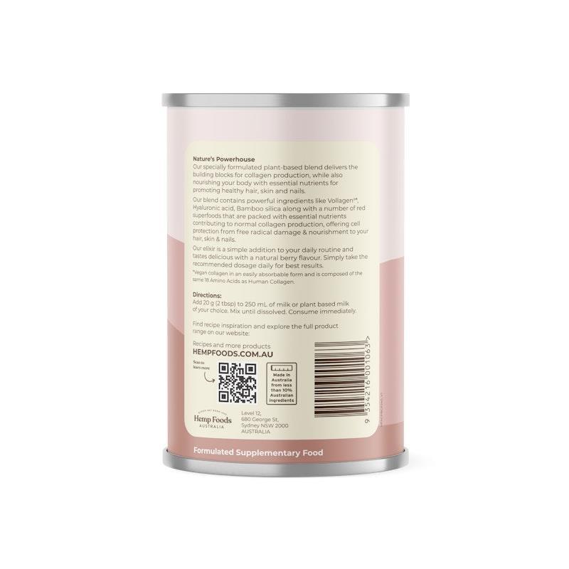 Hemp Foods Australia Plant-Based Collagen+ - 240g Twin Pack