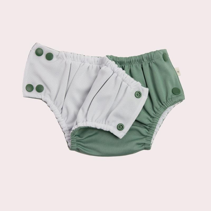 EcoNaps Olive Swim Nappy - Medium (7-11Kg)