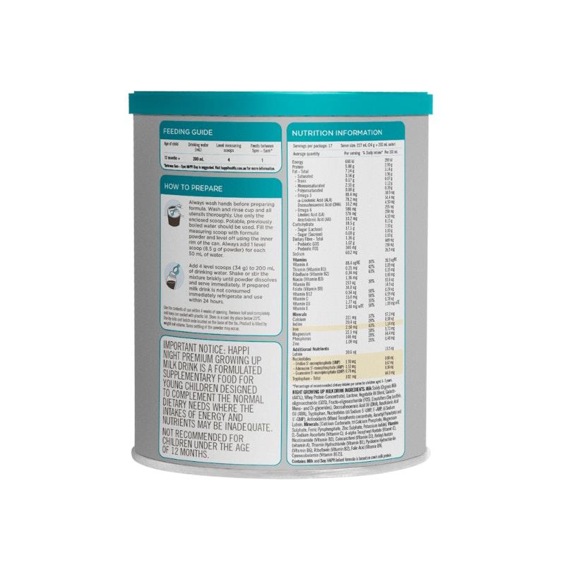 HAPPi Night Toddler Milk Drink Stage 3 600g - Complete Nutrition for Nighttime