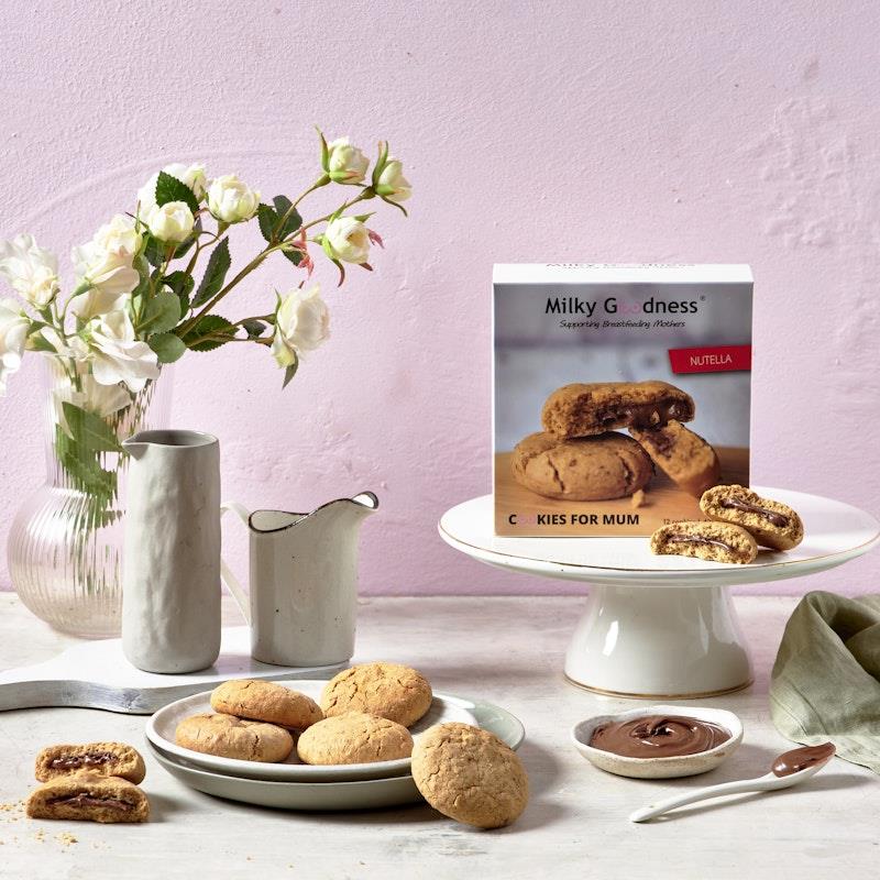 Milky Goodness Nutella Lactation Cookies 12-Pack - Deliciously Boost Your Milk Supply